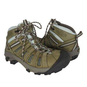 KEEN Women's Voyageur Mid Ankle Leather Hiking Boots Size 8.5